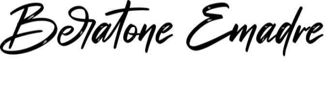 Beratone Emadre Font Preview