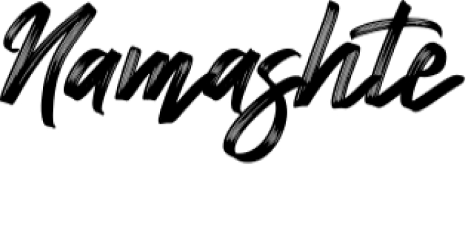 Namashte Font Preview