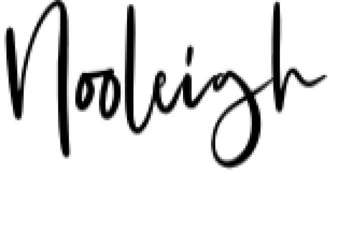 Nooleigh Font Preview