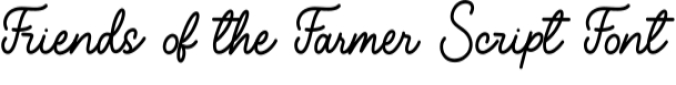 Friends of the Farmer Font Preview