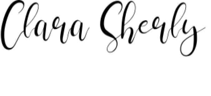 Clara Sherly Font Preview