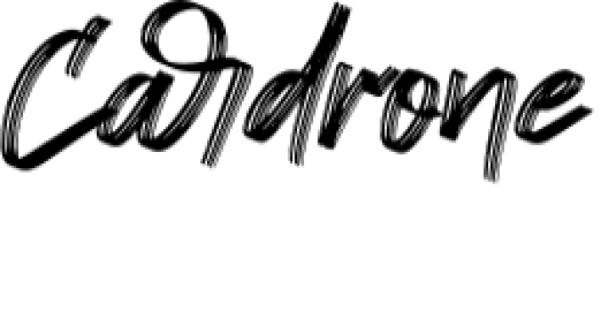 Cardrone Font Preview