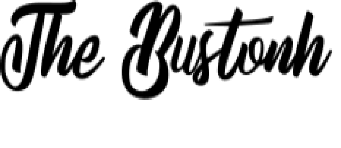 The Bustonh Font Preview