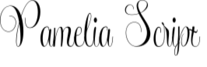 Pamelia Font Preview