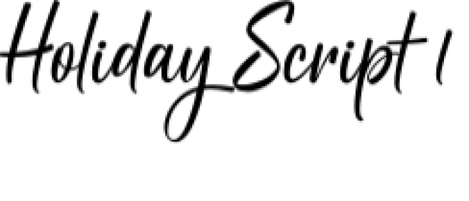 Holiday Font Preview
