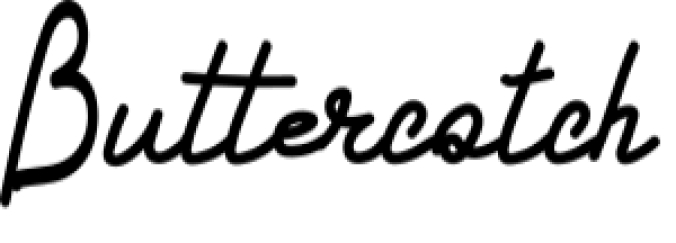 Buttercotch Font Preview