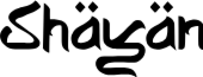 Shaya Font Preview