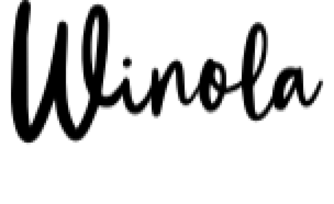 Winola Font Preview