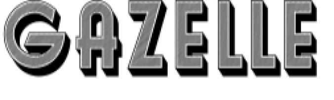 Gazelle Font Preview