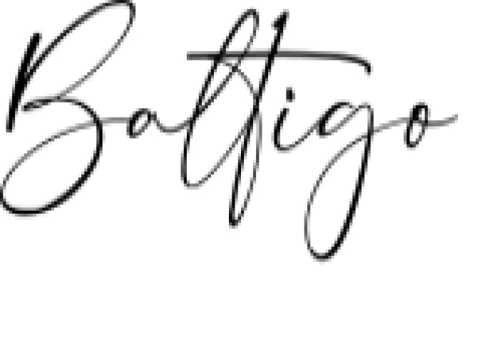 Baltigo Font Preview