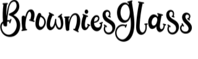 Brownies Glass Font Preview