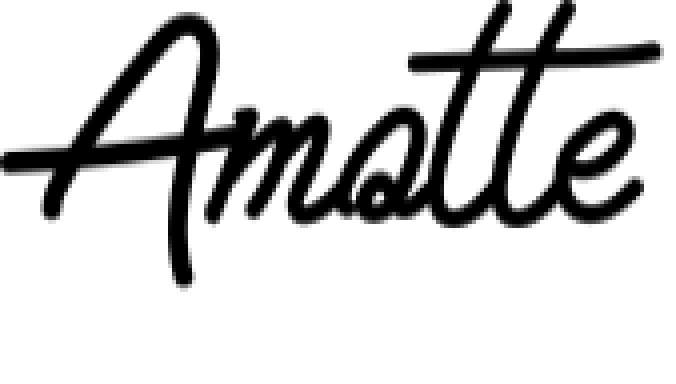 Amotte Font Preview