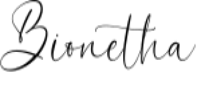 Bionetha Font Preview