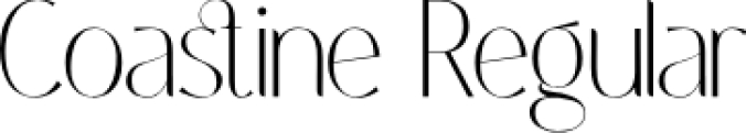 Coastine Font Preview
