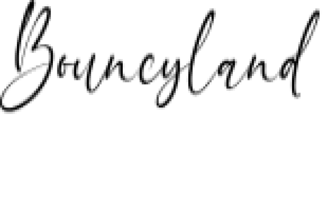 Bouncyland Font Preview