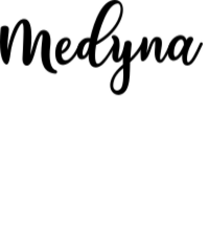 Medyna Font Preview