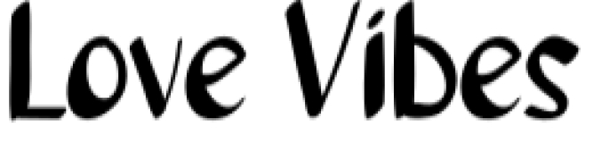 Love Vibes Font Preview