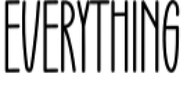 Everything Font Preview