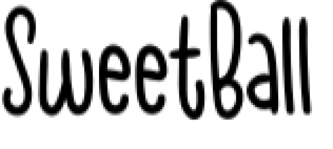 Sweet Ball Font Preview