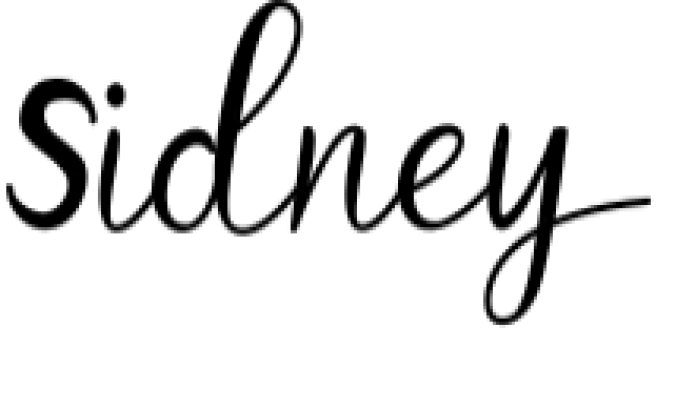 Sidney Font Preview