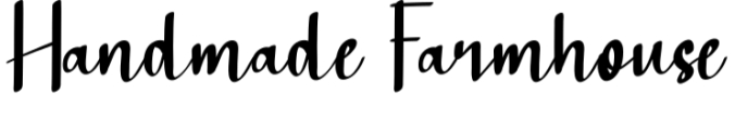 Handmade Farmhouse Font Preview