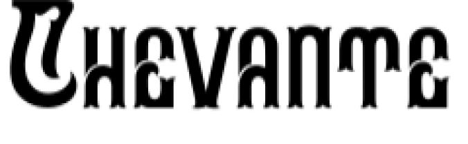 Chevante Font Preview