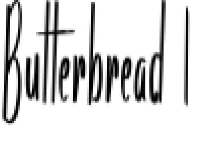 Butterbread Font Preview