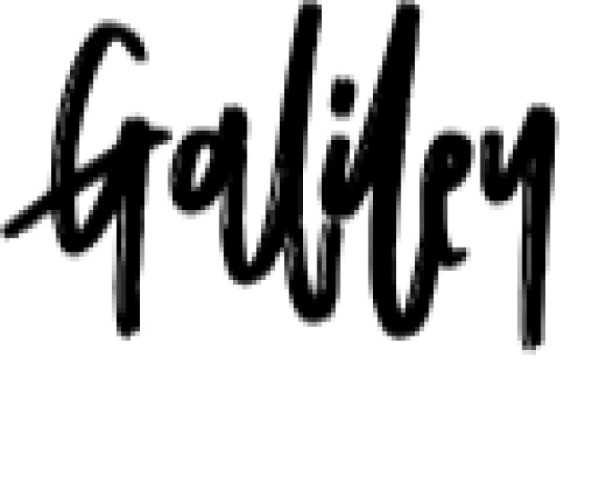 Galiley Font Preview