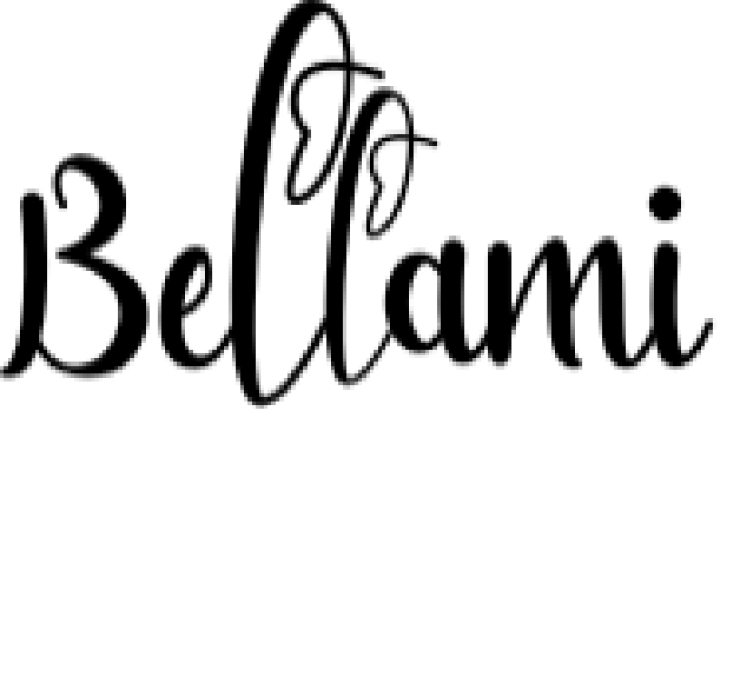 Bellami Font Preview