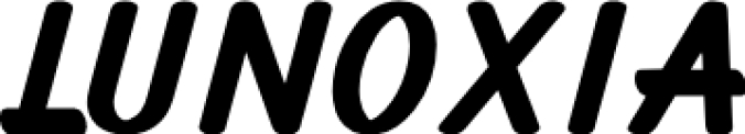 Lunoxia Font Preview