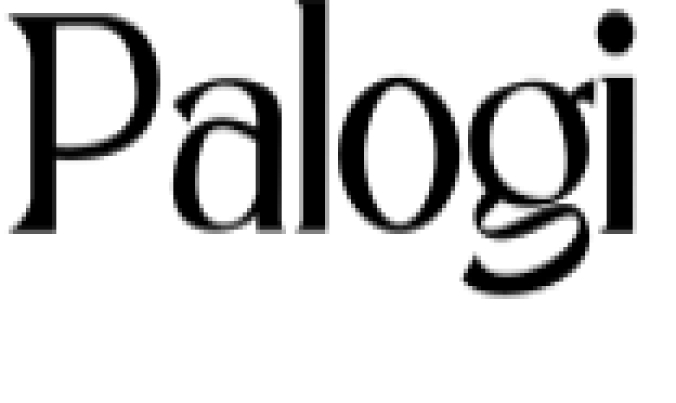 Palogi Font Preview