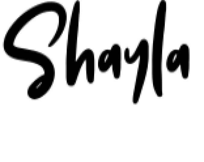 Shayla Font Preview