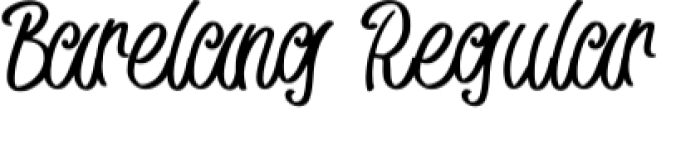 Barelang Font Preview
