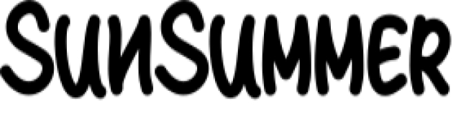 Sun Summer Font Preview