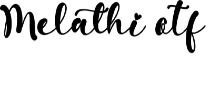 Melathi Font Preview