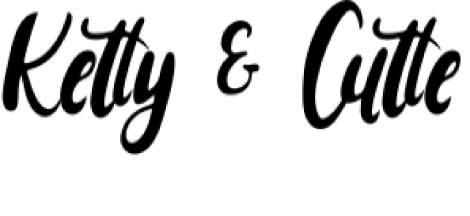 Ketty  Cutte Font Preview