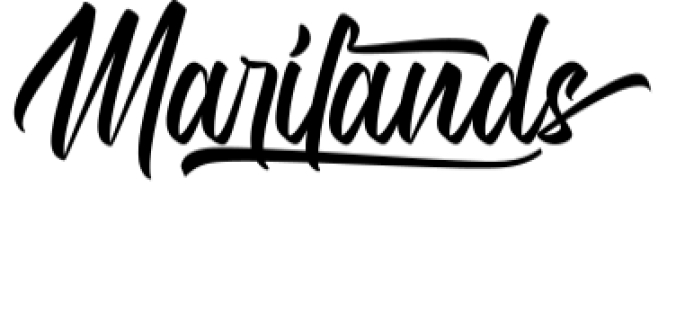 Marilands Font Preview