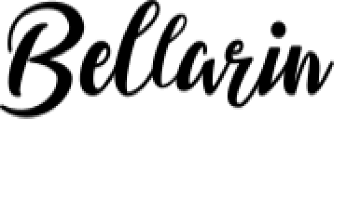 Bellarin Font Preview