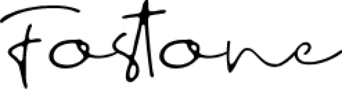Fostone Font Preview
