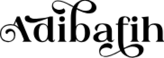 Adibafih Font Preview