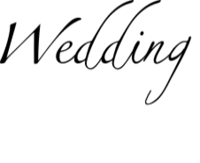 Wedding Font Preview