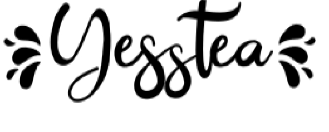 Yesstea Font Preview