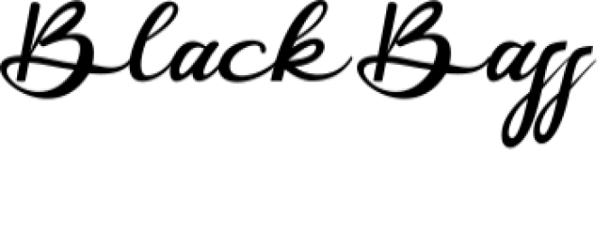 Black Bass Font Preview