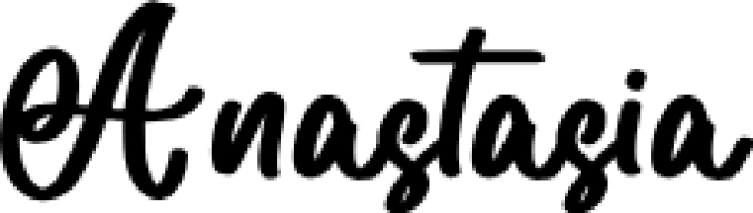 Anastasia Font Preview