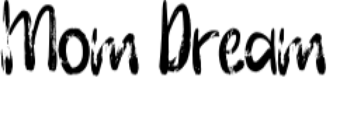 Mom Dream Font Preview