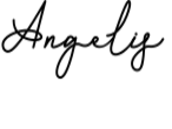 Angelis Font Preview