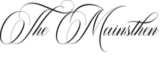 The Mainsthen Font Preview
