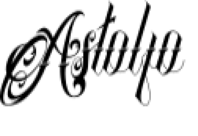 Astolfo Font Preview