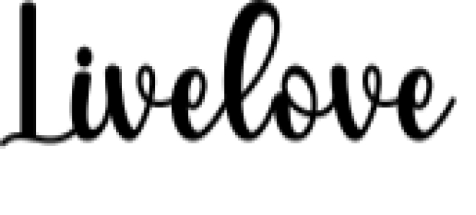 Livelove Font Preview