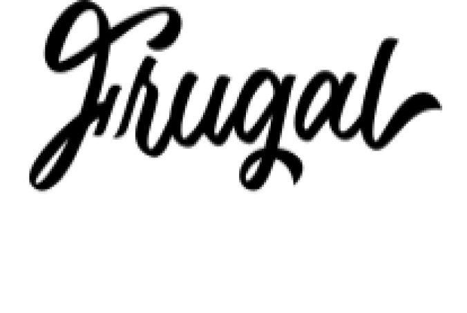 Frugal Font Preview